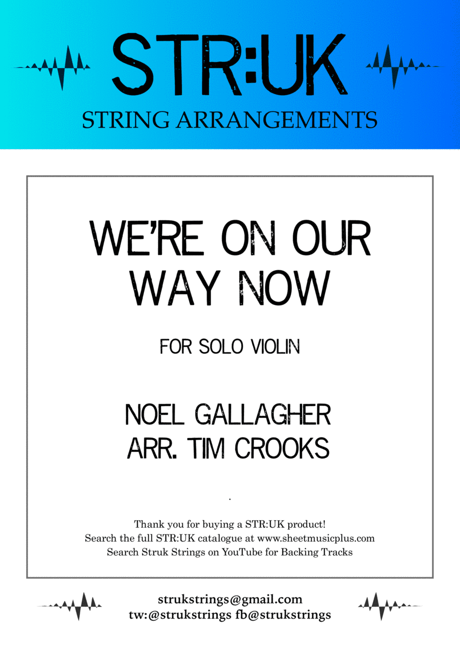 We're On Our Way Now (arr. STR:UK String Arrangements)