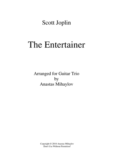 The Entertainer (Guitar trio) (arr. Anastas Mihaylov)