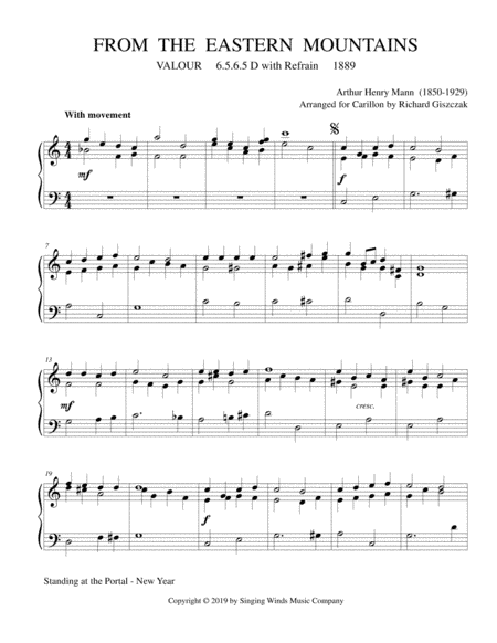 From the Eastern Mountains (VALOUR) (arr. Richard Giszczak)