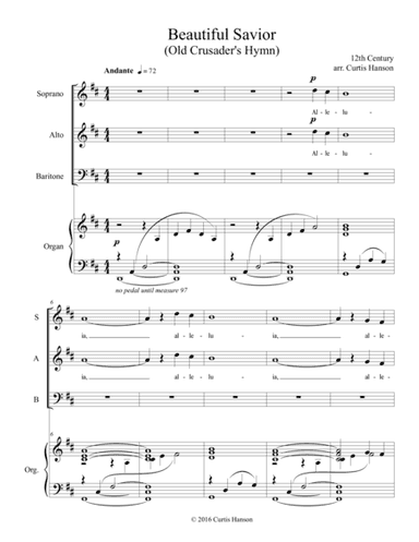 Beautiful Savior (SAB) (arr. Curtis Hanson)