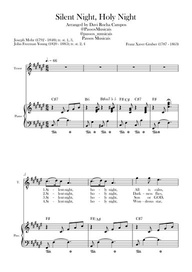 Silent Night, Holy Night (arr. Davi Rocha Campos)