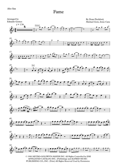 Fame (arr. Ednaldo Gomes)