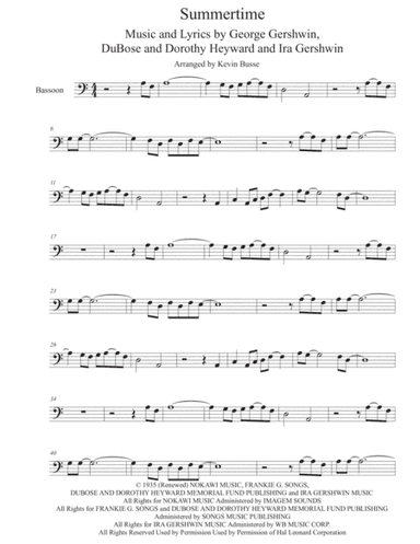 Summertime (arr. Kevin Busse)