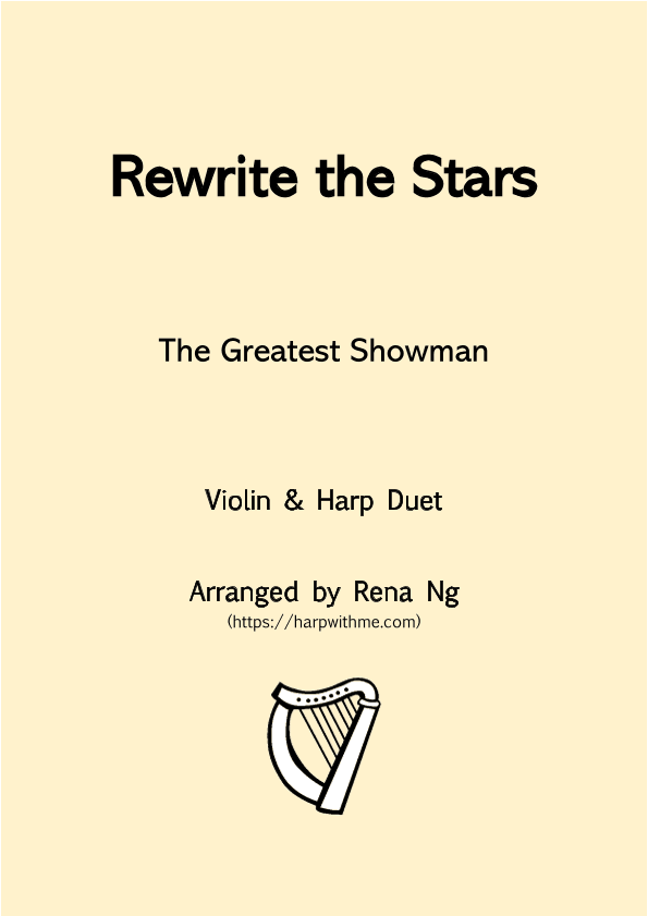 Rewrite The Stars (arr. Rena Ng)