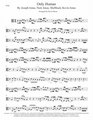 Only Human (arr. Kevin Busse)