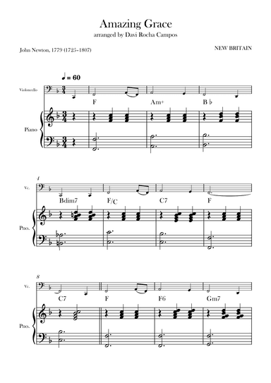 Amazing Grace (arr. Davi Rocha Campos)