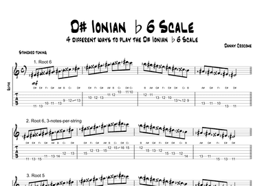 D# Ionian b6 Scale (4 Ways to Play)