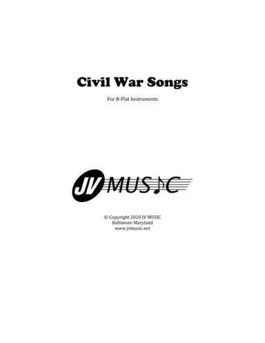 Civil War Songs for B-flat Instruments (arr. Jari Villanueva)