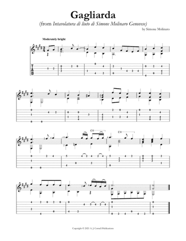Gagliarda (arr. Mark Phillips)