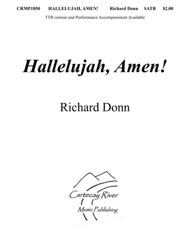 Hallelujah, Amen! (SATB)