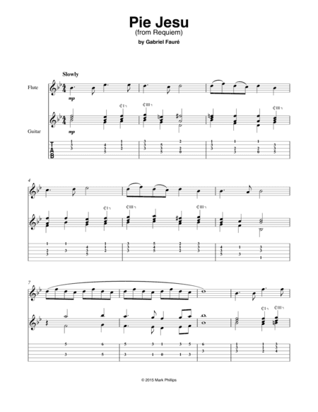 Pie Jesu (from Requiem) (arr. Mark Phillips)