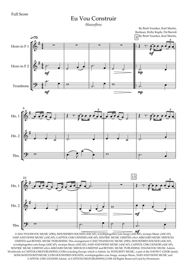 Build My Life (arr. Fabio Britto)