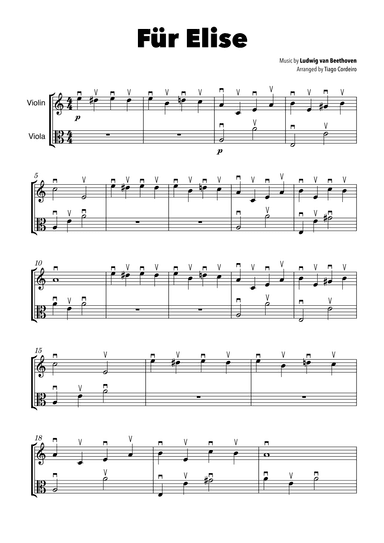 Für Elise (arr. Tiago Cordeiro)