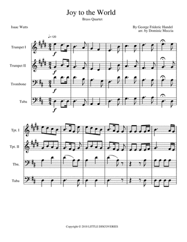 Joy To The World (arr. Dominic Meccia)