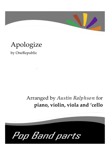 Apologize (arr. Austin Ralphson)