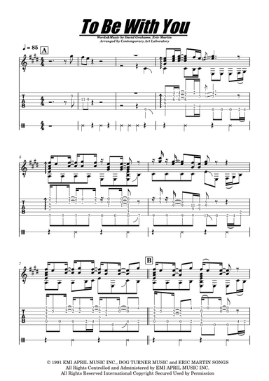 To Be With You (arr. Contemporary Art Laboratory)