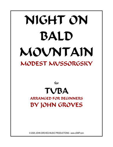 Night On Bald Mountain - Tuba (Beginner) (arr. John Groves)