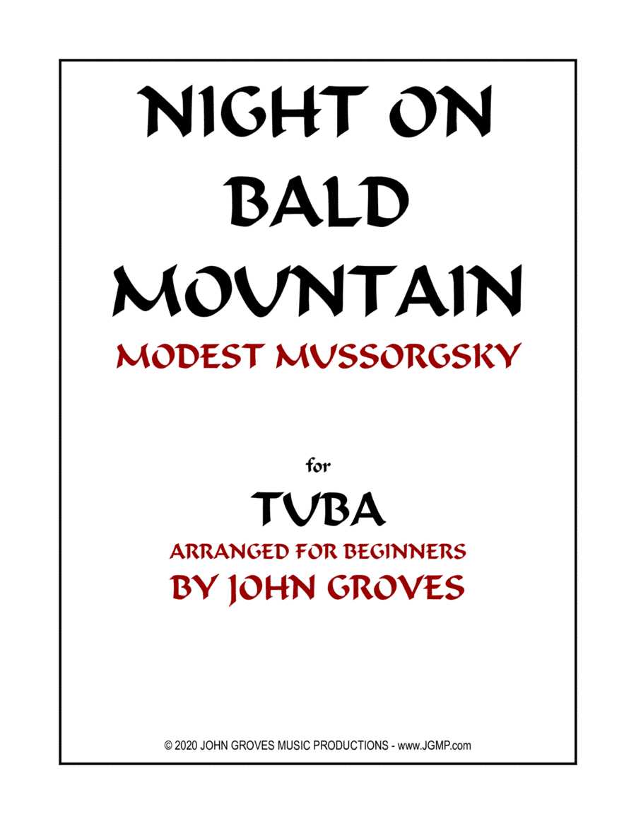 Night On Bald Mountain - Tuba (Beginner) (arr. John Groves)