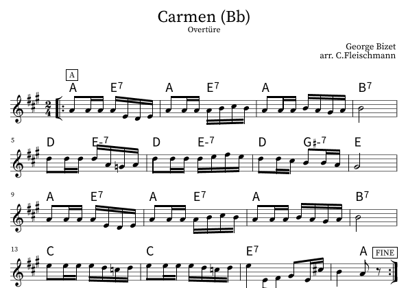 Carmen - Overtüre (arr. Christoph Fleischmann)