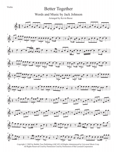 Better Together (arr. Kevin Busse)