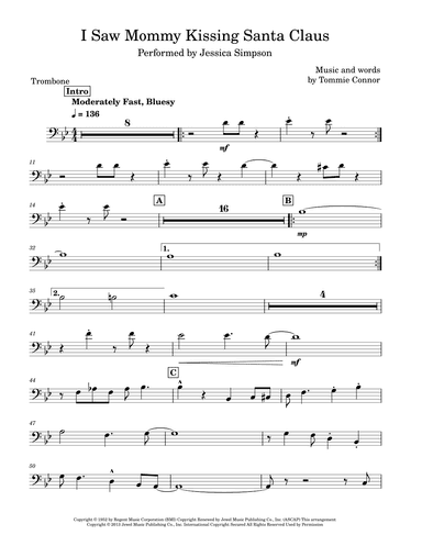 I Saw Mommy Kissing Santa Claus (arr. David Lartey)