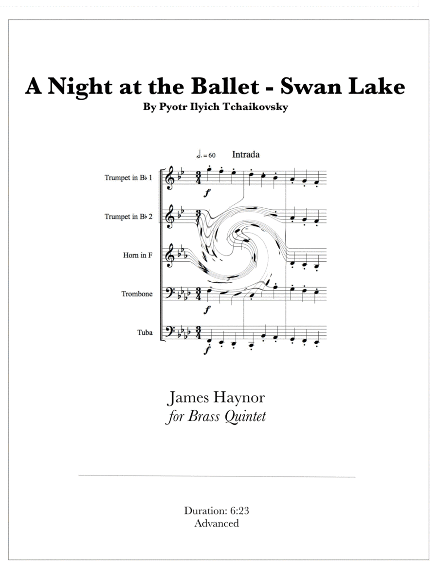 A Night at the Ballet - Swan Lake for Brass Quintet (arr. James Haynor)