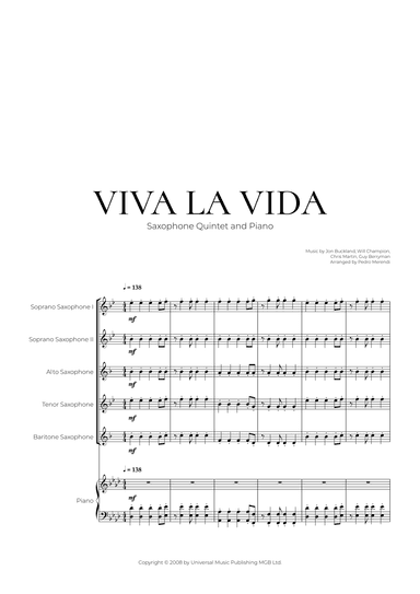 Viva La Vida (arr. Pedro Merendi)