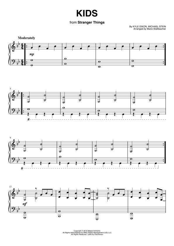 Kids (arr. Mario Stallbaumer)