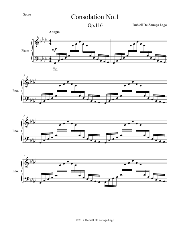 Five Consolations No.1