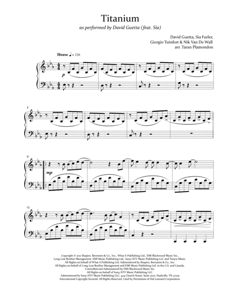 Titanium (arr. Taran Plamondon)