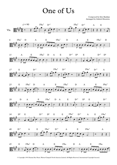 One Of Us (arr. Gabriel Eleutério)