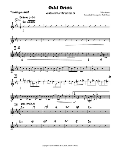 Odd Ones (arr. Zack Demos)