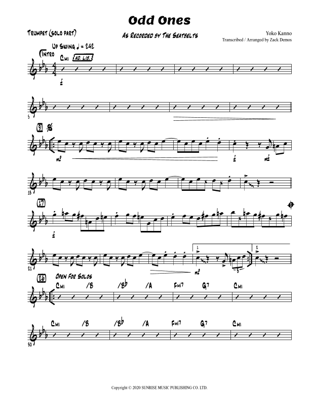 Odd Ones (arr. Zack Demos)