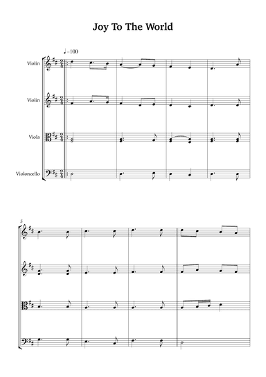 Joy To The World (arr. Karen Gueiros)