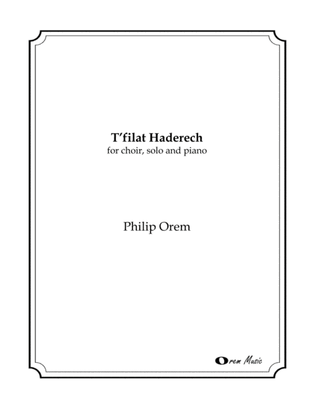 T'filat Haderech (for Lindsay)