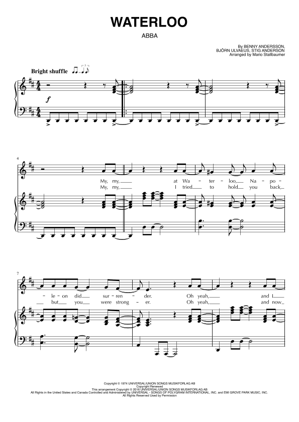 Waterloo (arr. Mario Stallbaumer)