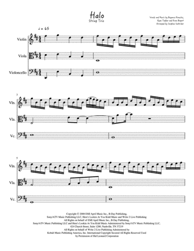 Halo (arr. Songhea Sackrider)