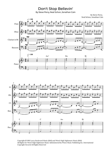 Don't Stop Believin' (arr. Alex Nunes Rodrigues)