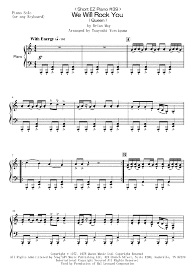 We Will Rock You (arr. Tsuyoshi Yoroiguma)