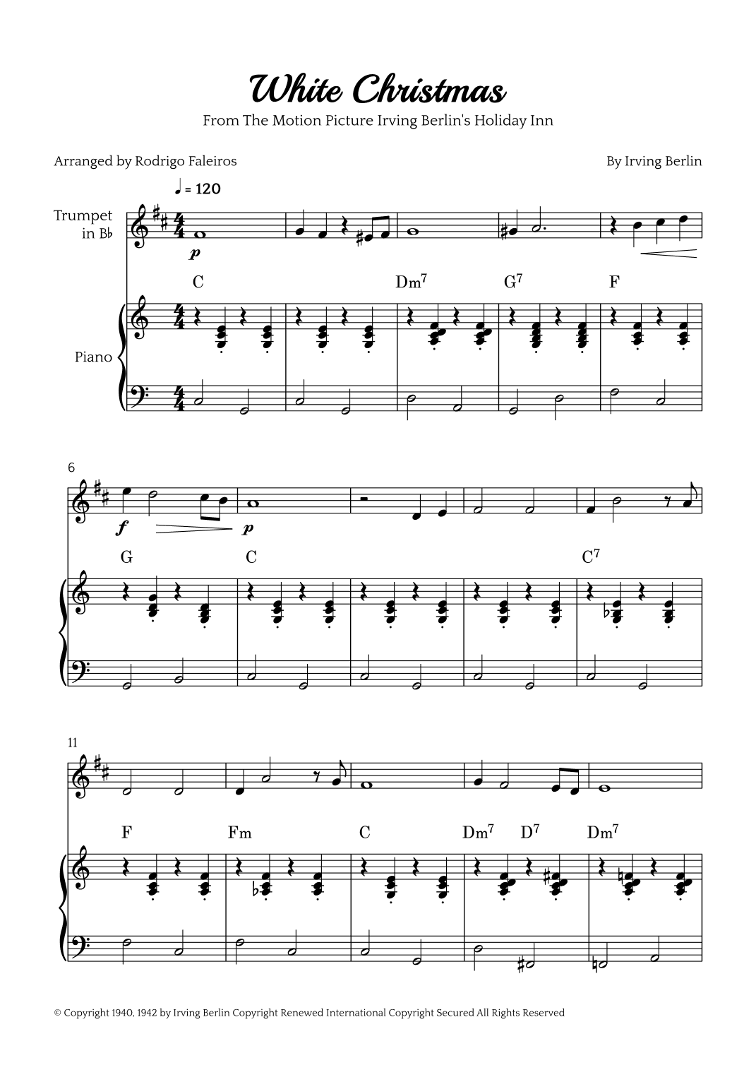 White Christmas (arr. Rodrigo Faleiros)