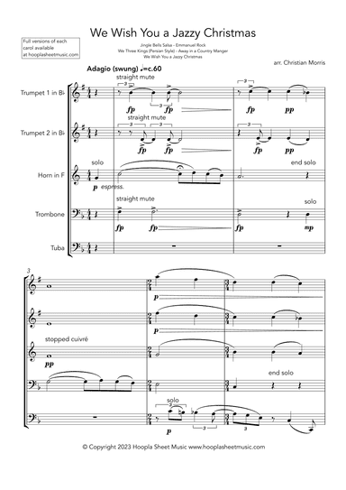 Jazzy Christmas Medley (arr. Christian Morris)