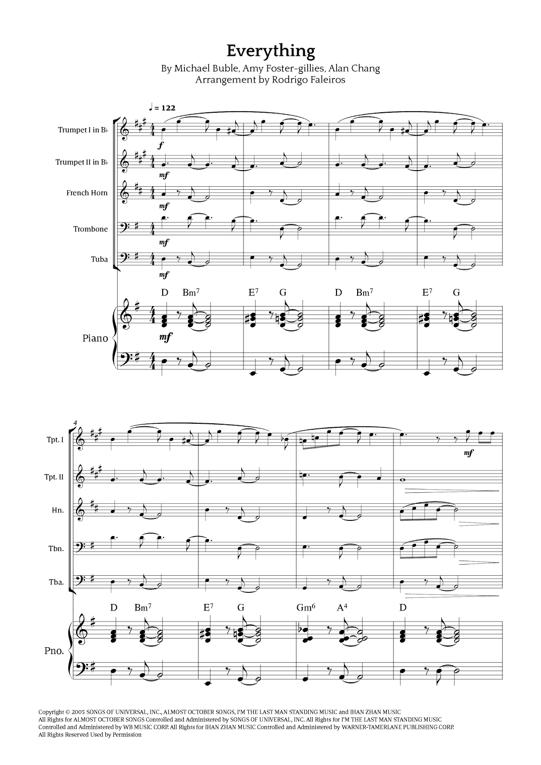 Everything (arr. Rodrigo Faleiros)