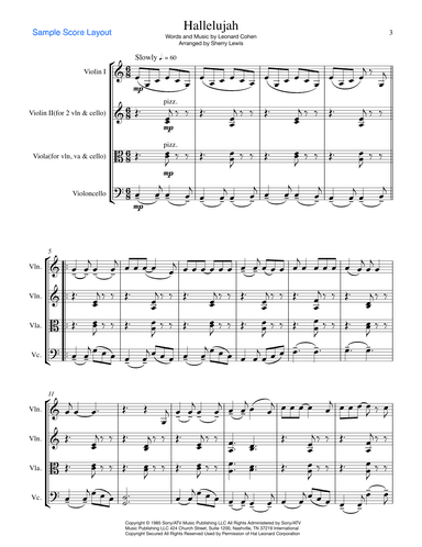 Hallelujah (arr. Sherry Lewis Publishing)