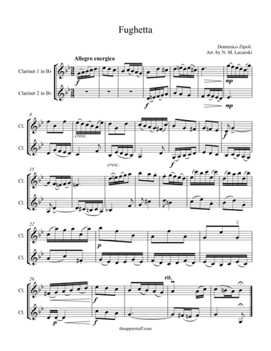 Fughetta (arr. Nick Lacanski)