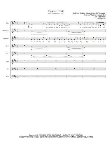 Plastic Hearts (arr. Rob Dietz)