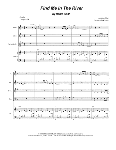 Find Me In The River (arr. Stephen DeCesare)