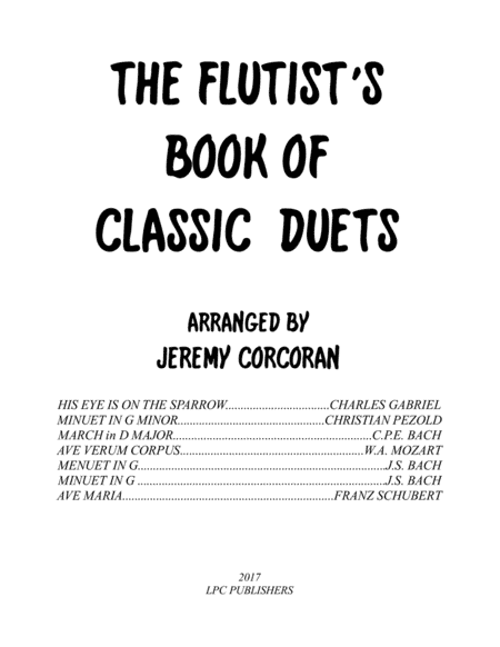 The Flutist's Book of Classic Duets (arr. Jeremy Corcoran)
