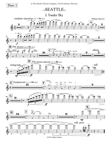 Seattle (Set of Orchestral Parts)