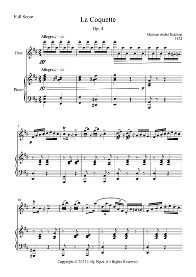 La Coquette (arr. Lilly Piper)