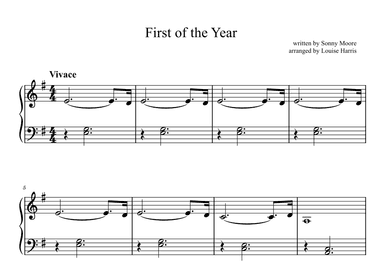 First Of The Year (arr. Louise Harris)